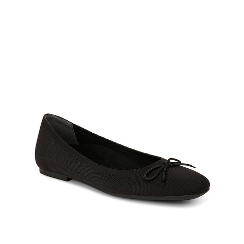 Hyacinth Klara Knit  Women's Flat Shoes -Black