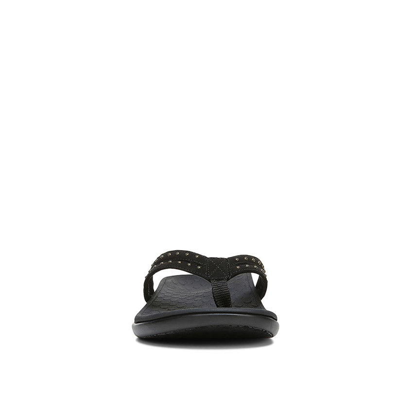 Tide Tasha Women's Sandals - Black Microfiber