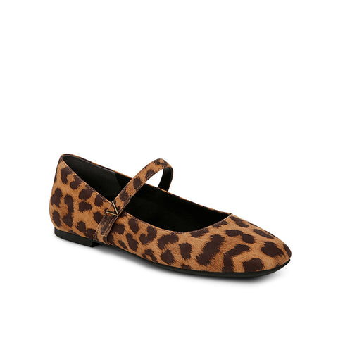 Hyacinth Almeda Women's Flat Shoes - Leopard Tan