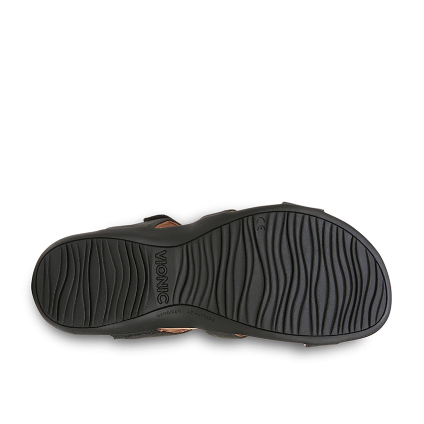 Rest Amber Pearl Slide Women's Sandals - Black