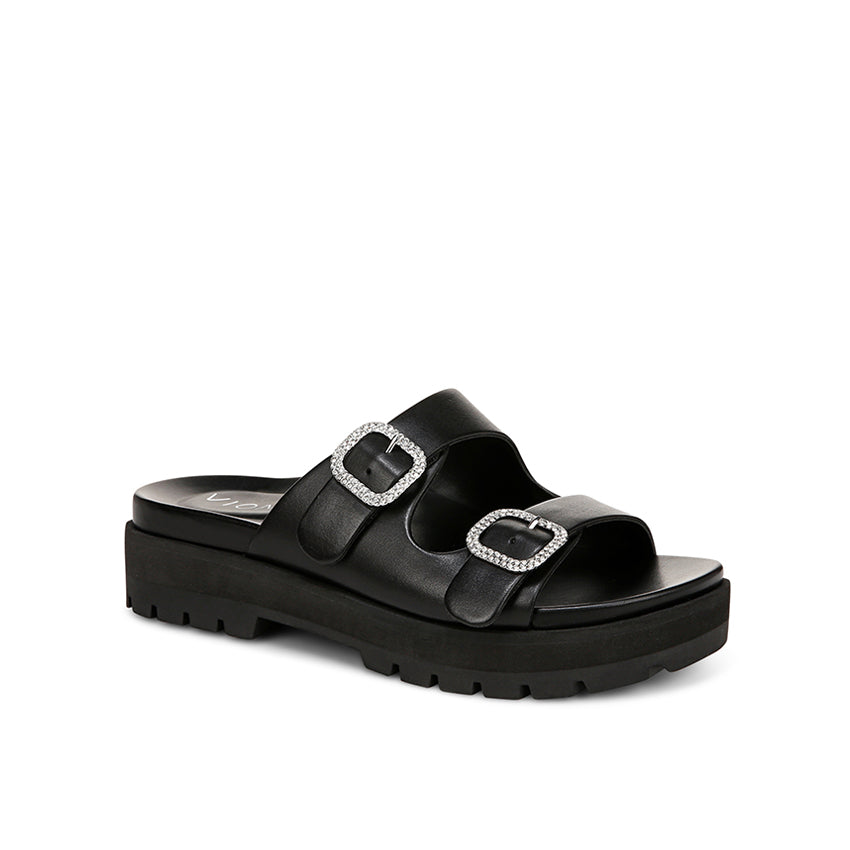 Onyx Capitola Crystal Women's Sandals - Black