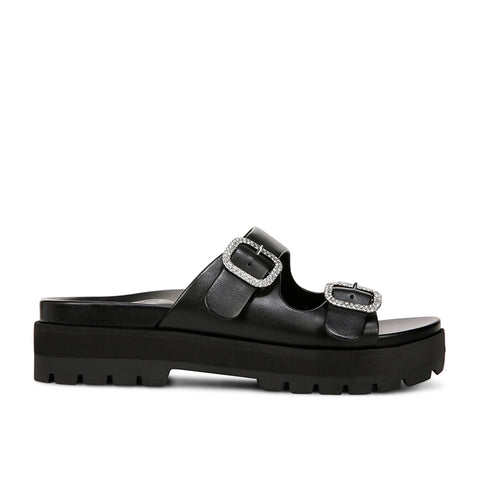 Onyx Capitola Crystal Women's Sandals - Black