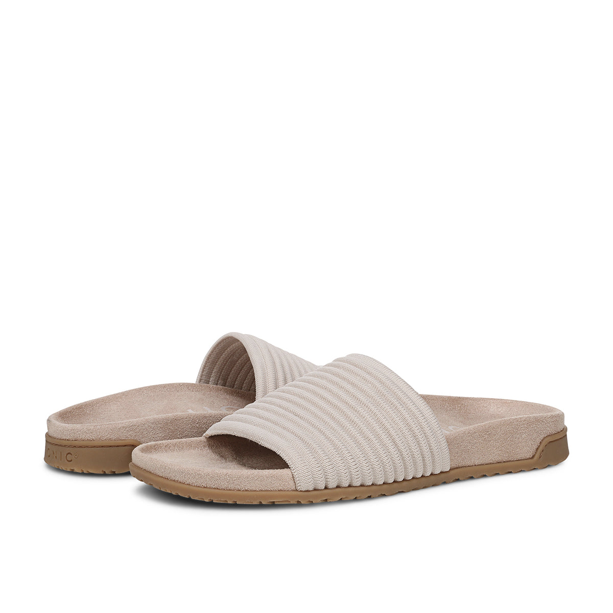 Evie Compression Knit Women's Sandals - Cream