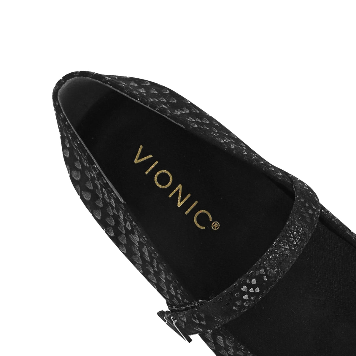 Hyacinth Almeda Women's Flat Shoes - Black Snake Suede