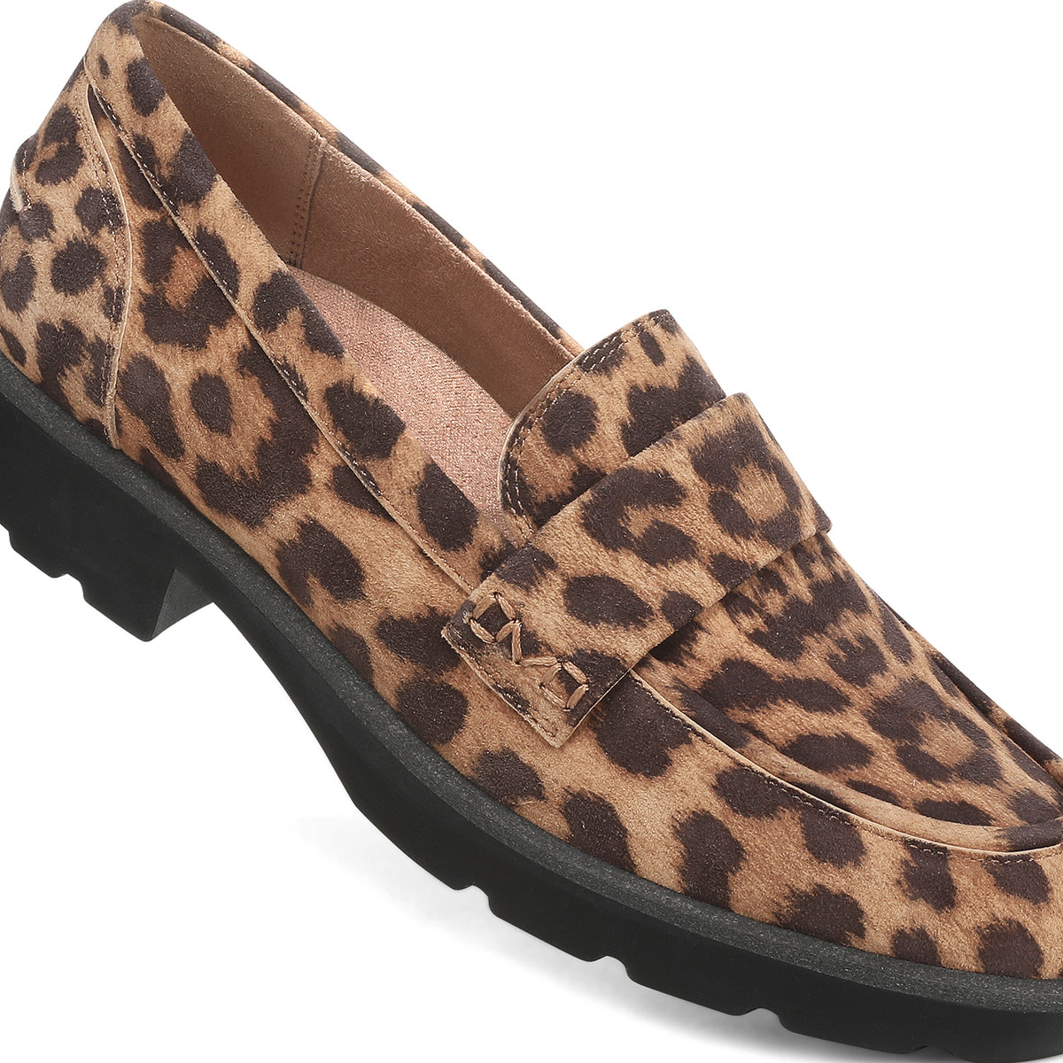 Cleo Cleo Loafer Women's Casual Shoes - Tan Leopard
