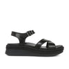Pasadena Mar Women's Heel/Wedge Sandals -Black