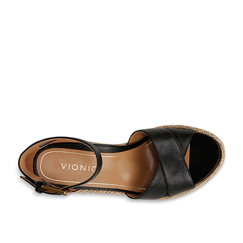 Venus Marina Women's Heel/Wedge Sandals - Black