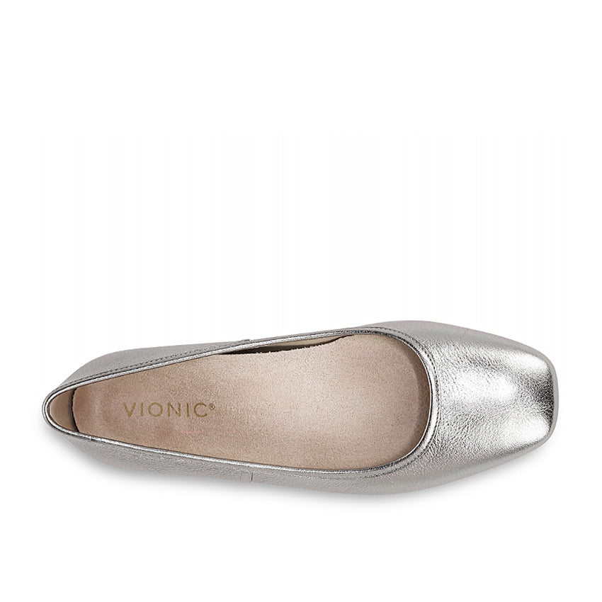 Hyacinth Orinda Women's Flat Shoes - Pewter Metallic