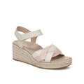 Solano Saratoga Women's Heel/Wedge - Cream/Cameo Rose