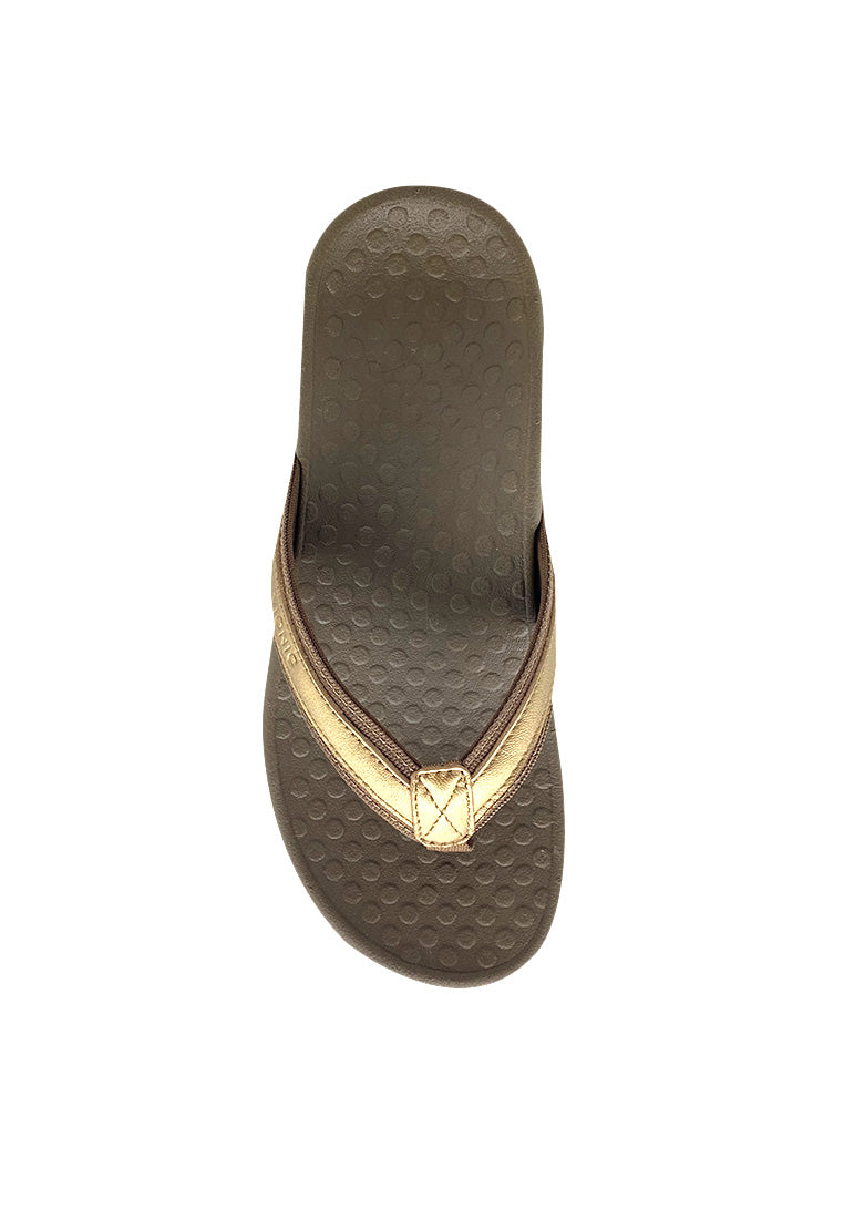Tide II Toe Post Women's Sandals - Bronze Metallic