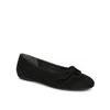 Tara Tilly Women's Flat Shoes - Black Suede