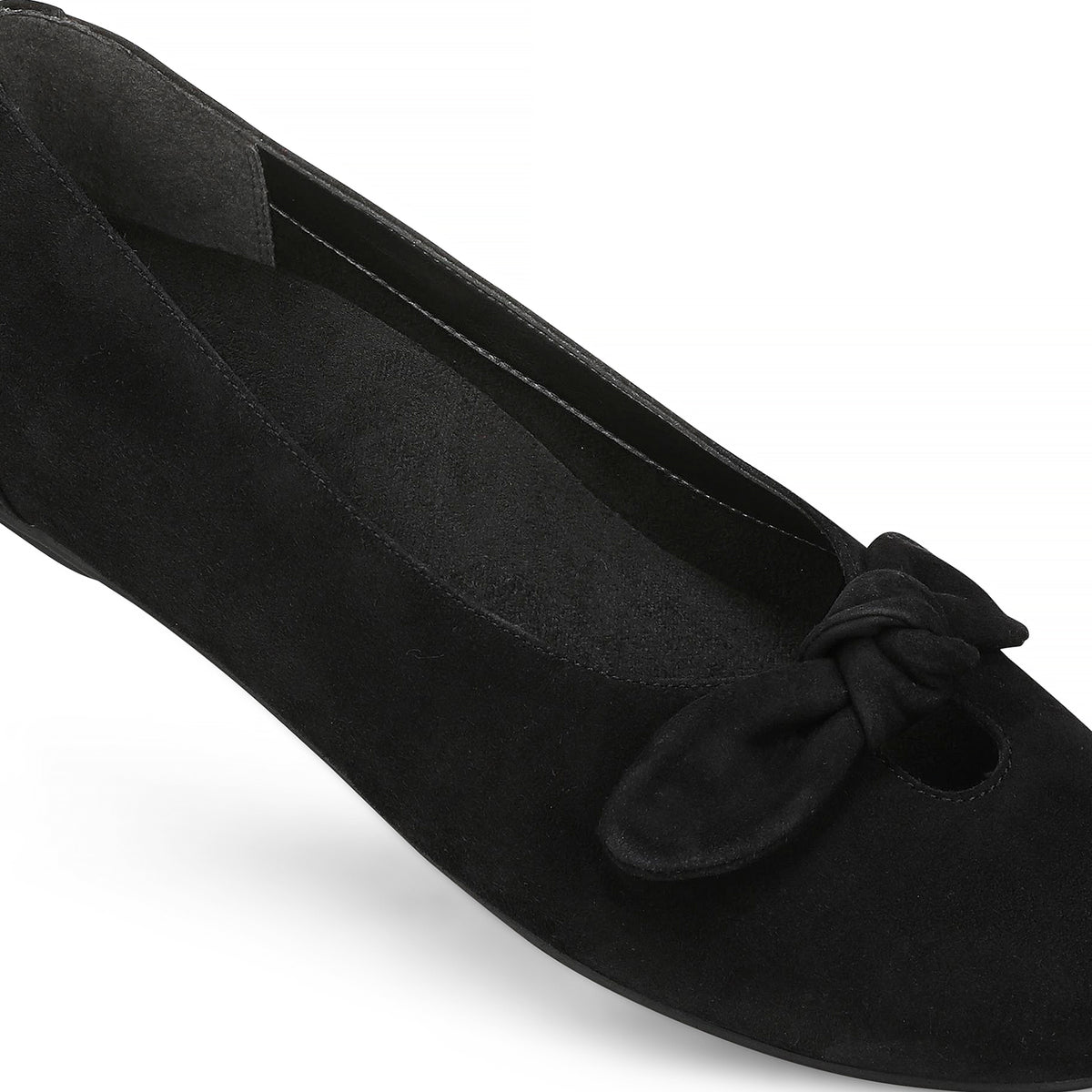 Tara Tilly Women's Flat Shoes - Black Suede