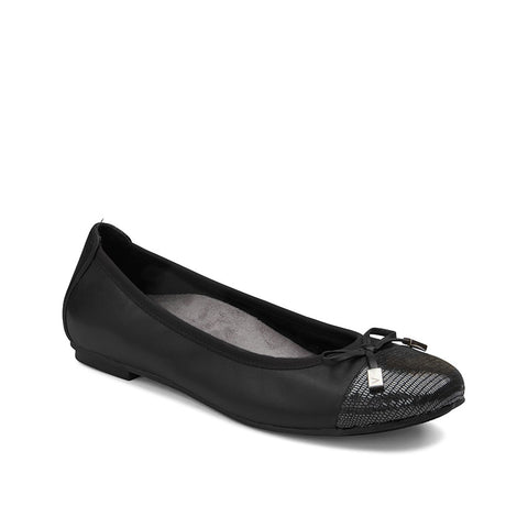 Spark Minna Ballet Flat Women's Shoes - Black