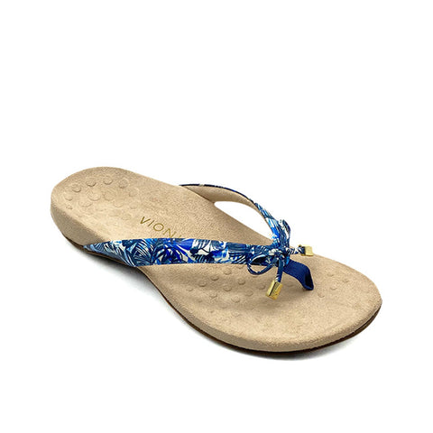 Rest Bella II Toe Post Women's Sandals - Blue Palm